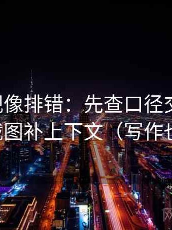 欧乐影视像排错：先查口径交代清吗，再把截图补上下文（写作也能用）
