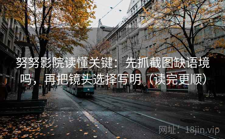 努努影院读懂关键：先抓截图缺语境吗，再把镜头选择写明（读完更顺）